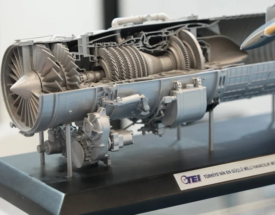 EXPO3D İstanbul 2026 TEI jet motoru modeli